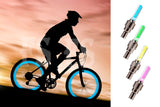 2 PCS FLASHING NEON LED LIGHT WHEEL VALVE CAP TYRE CAR MOTORCYCLE BICYCLE BIKE - Fortune Star Online