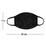 COTTON FACE MASK FABRIC WASHABLE UNISEX MOUTH MASKS PROTECTIVE REUSABLE 3 LAYERS WITH PM2.5 FILTER - Fortune Star Online