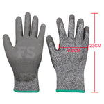 SAFETY GLOVES CUT RESISTANT LEVEL 5 ANTI CUT WORK GLOVES HAND PROTECTION - Fortune Star Online