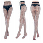Black Fishnet Stockings Sexy Fashion Womens Lady Mesh Net High Waist Tights - Fortune Star Online