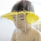 ADJUSTABLE BABY SHOWER CAP EAR COVER KIDS CHILDREN BATH SHIELD HAT WASH HAIR - Fortune Star Online