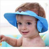 ADJUSTABLE BABY SHOWER CAP EAR COVER KIDS CHILDREN BATH SHIELD HAT WASH HAIR - Fortune Star Online